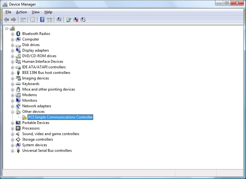 Pci simple communications controller driver no driver found windows 7